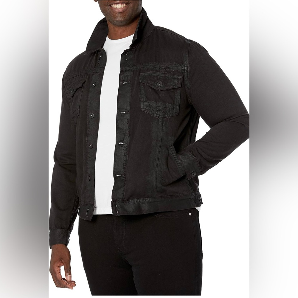 Paige Denim | Scout Coated Denim Jacket | Size XXL